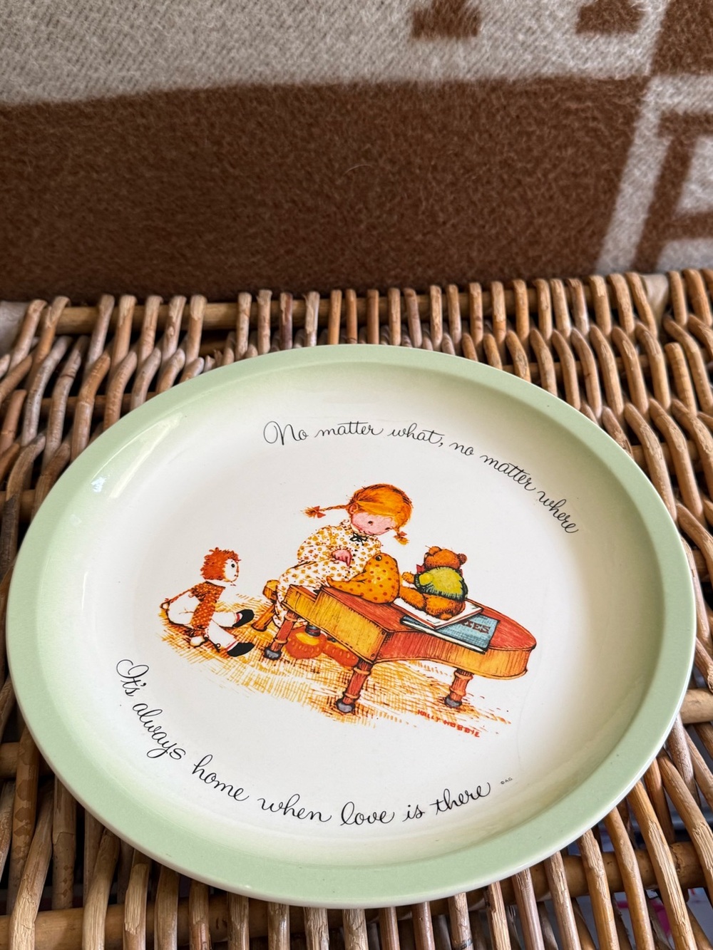 Vintage Holly Hobbie Love Collector’s Edition Decorative Plate